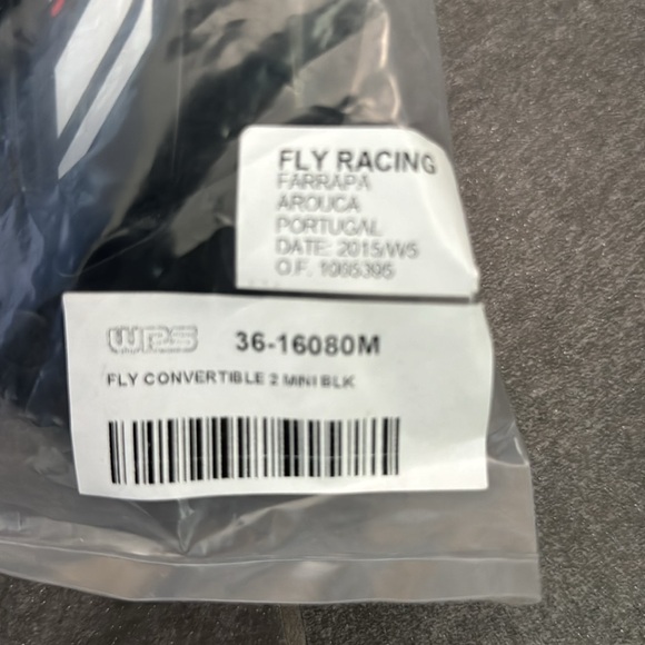 YOUTH Fly Racing Mini Convertible II Roost Guard Black - Picture 5 of 5